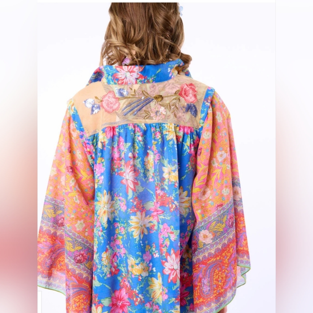 NWT Aratta Bella Short Kimono Size Small - Picture 3 of 7